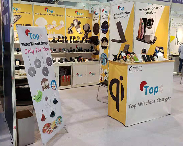 TopWirelessCharger At HK Fair